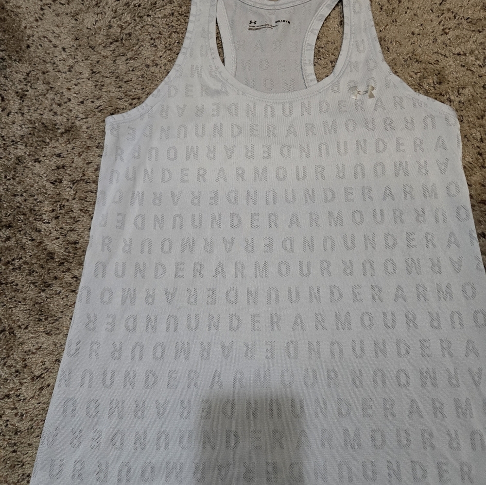 Under Armour racerback tank mint size med